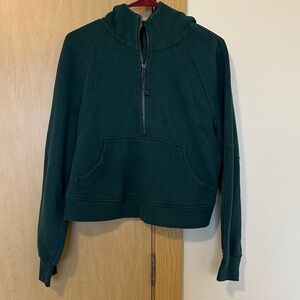 Lululemon Athletica Teal Half-Zip Sweatshirt